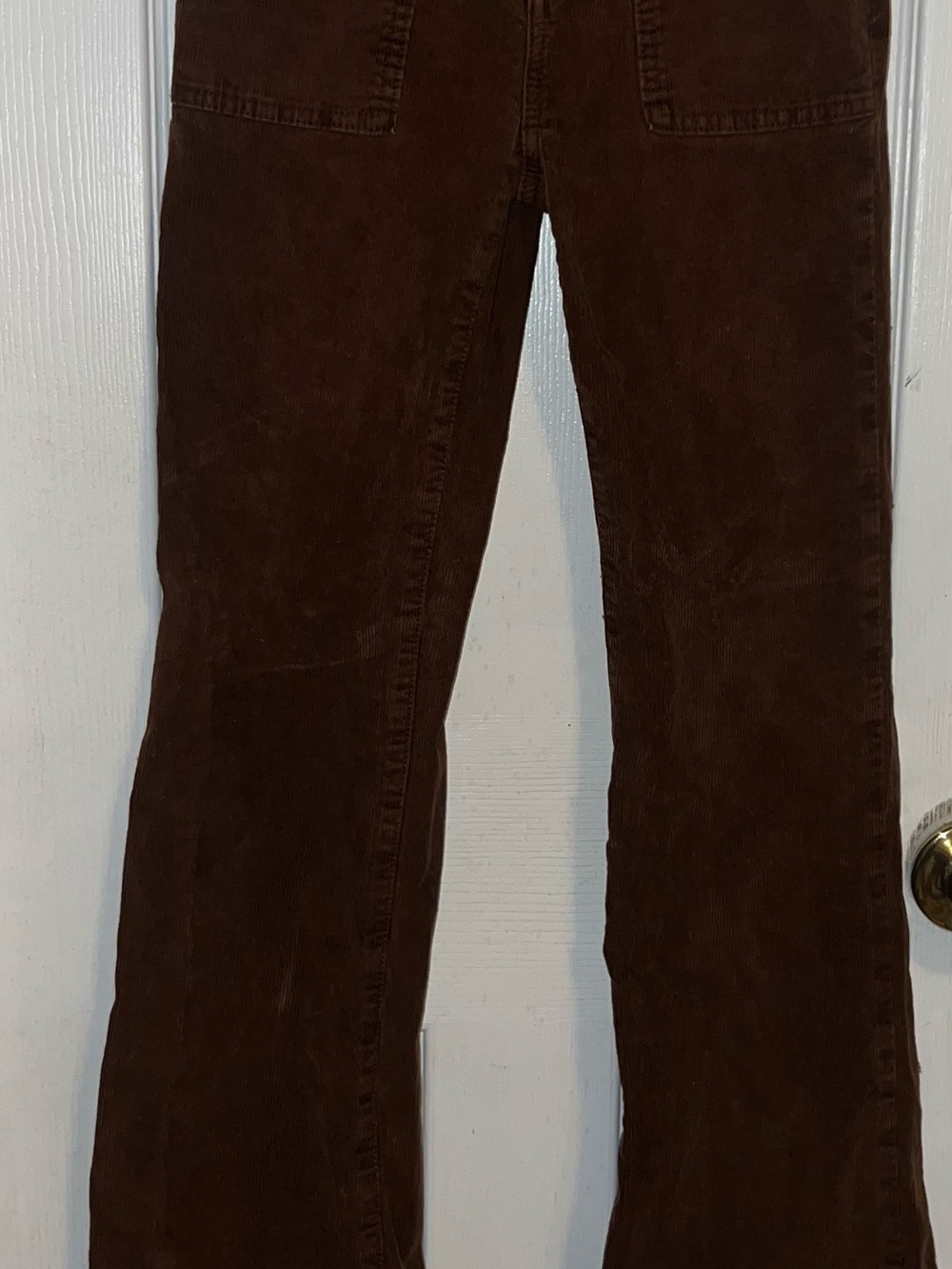 American Eagle Brown Stretch Corduroy Bootcut Pants Women’s 00 Regular
